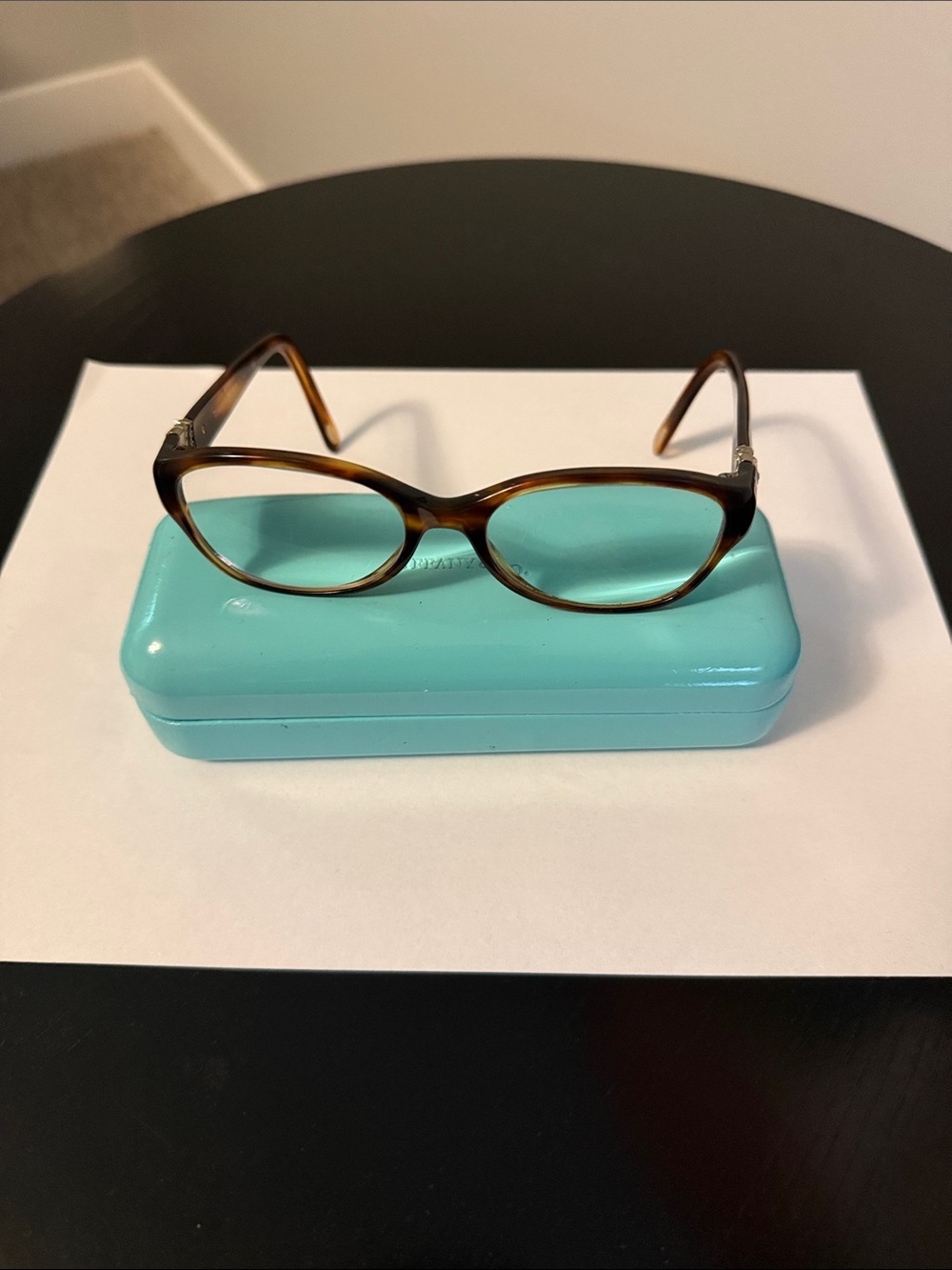 Tiffany Tortoiseshell Cat-Eye Reading Glasses - Brown. Need new lenses.